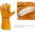 Yellow Leather Welding Gloves, 33cm/13inch...