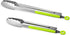 304 Stainless Steel Kitchen Cooking Tongs, 9" and 12" Set of 2 Sturdy Grilling Barbeque Brushed Locking Food Tongs with Ergonomic Grip, Green...