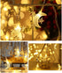 Fielegen 40 LED Moon String Lights Battery Operated 20ft Moon Mini Star Fairy Lights for Patio Garden,Wedding Garden Decoration,Party Festival Lig...