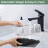 Marble Bathroom Countertop Organizer - Detachable 7 Slots Kids Electric Toothbrush and Toothpaste Holde Drainage for Bathroom Accessories Organiza...