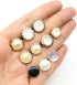 10 Stylish Resin Button Suits Sewing Button for Crafting, Sewing Replacement, Knitting Sweaters Handmade Crafts It's stored in a Plastic Box(11mm?...