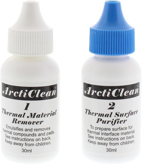 ArctiClean 60ml Kit 1 & 2 Thermal Grease Paste Compound Remover and Purifier...