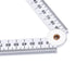 uxcell Folding Ruler 100cm 4 Fold Metric Measuring Tool ABS for Woodworking Engineer White...