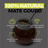 BALIBETOV Yerba Mate Gourd Set (Original Natural Handmade Yerba Mate Cup Argentina) - Includes Mate Tea Cup, Bombilla (Mate Straw) and Clean Brush...