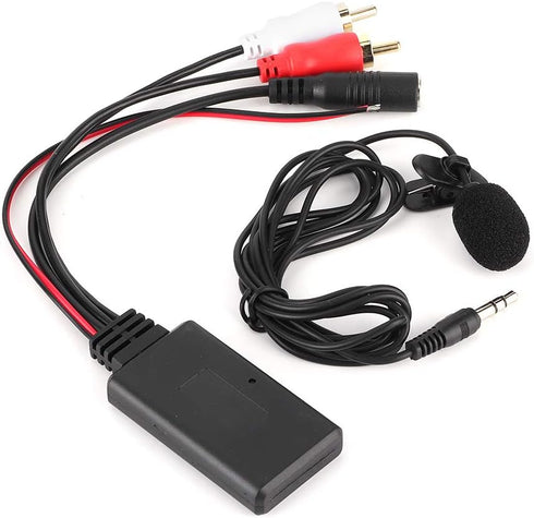Acouto Bluetooth AUX Module, Bluetooth AUX Module 2 Cable Adapter with Hands? Microphone for...