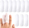 ANCIRS 10pcs Gel Finger Support Protector Caps Gloves, Gel Finger Cots/Covers, Silicone Fingertips for Hands Cracking, Eczema Skin, Trigger Finger...