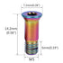 2PCS Titanium Bicycle Rear Derailleur Jockey Wheel Bolt M5x14.2mm (Rainbow)...