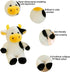 9.8" Cow Stuffed Animal Soft,Lovely Plush Black and White Cow Toys,Gifts for Girls Boys Adults,Kawaii Plush Cuddle,Cute Plush...