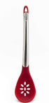 Cuisipro Silicone 12 Inch Slotted Spoon, Red...
