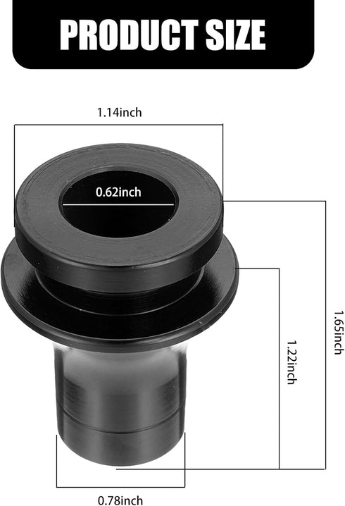 1 PC M12 x 1.25 Manual Car Shifter Retainer Replacement with Thread, Waterproof Durable Metal Vehicle Shift Adapter, Universal Automotive Connecto...