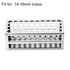 uxcell 304 Stainless Steel Test Tube Holder Lab Stand Rack 40 Hole 3 Layer for 14-16mm Tubes...