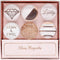 Rose Gold Fridge Magnets 6pcs Round Glass Refrigerator Magnet Sticker, Use at Home Kitchen School Office for Refrigerator Dry Erase Board and Whit...