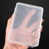 Playing Deck Card Storage Box Plastic Card Boxes Compatible with 100 Mtg Holder Storage Case 4.3 x 2.95 x 2.2 Inches Organizer Snap Closed for Tra...