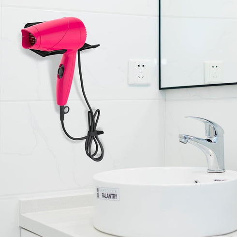 Hair Dryer Holder, Blow Dryer Holder Wall Mounted, Self Adhesive Wall Mountable Bathroom Organizer for Hair Care Tools,Compatible with Most Hair D...