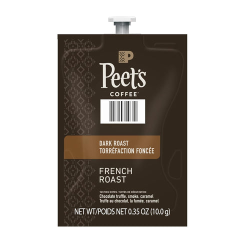 PEET'S COFFEE French Roast Single Serve Freshpack for MARS DRINKS FLAVIA Brewer, 18 Packets...