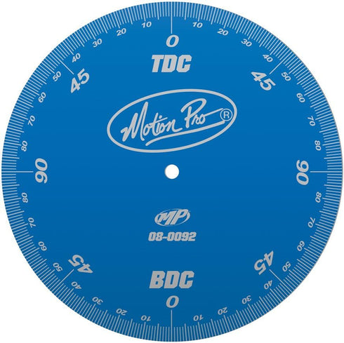 Motion Pro 08-0092 Anodized Blue Degree Wheel...