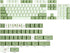 Matcha Keycaps PBT Dye-Sublimation XDA Profile English Custom Keycaps 60 Percent ANSI US Layout for 61 64 68 87 104 108 Mechanical Keyboard(Matcha...
