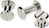 100 Set M4 Chicago Binding Post Screw Assorted Kit Metal Nail Rivet Chicago Button for DIY Leather Decoration Bookbinding(Silvery 1/4 5/16 3/8 Inc...
