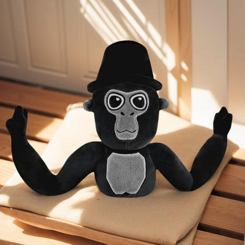 Gorilla Plush Tag - Soft and Cuddly Game-Inspired Stuffed Animal for Playtime and Collecting (Black)...