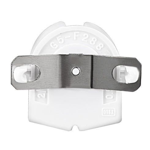 uxcell 10Pcs T5 Fluorescent Light Holder G5 Base Non-Shunted Tombstone Lamp Socket AC 500V 2A for LED Fluorescent Tube...