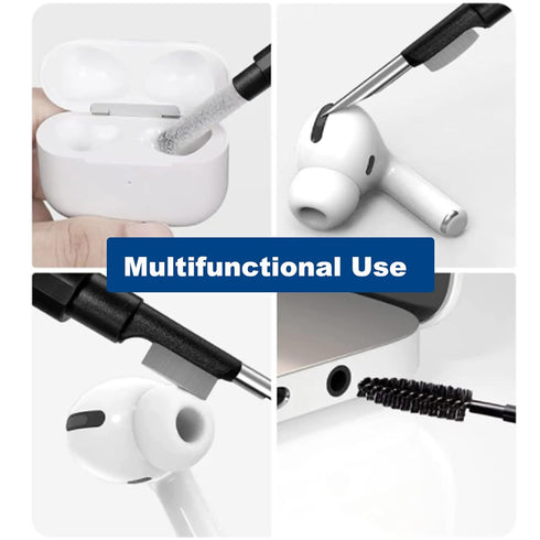 Cleaner Kit For Hearing Aid Sound Amplifier, Cleaning Pen 3 in 1 Compact Portable Multifunctional Cleaning Kits (Black)...