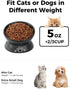 Elevated Cat Food Bowl, 5 Oz Ceramic Raised and Tilted Water Bowl, Anti Vomiting and Protect Pets' Spines Dishes for Small Dog, Fat Faced Cat, Kit...