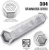 BEWAVE Pellet Smoker Tube for All Grill Electric Gas Charcoal or Smokers Hot/Cold Smoking, Free Tube Brush, 12 Inch, 2 Pcs...