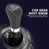 6 Speed Gear Shift Knob, Universal PU Leather Shifter Stick with 3 Hoses Fit for Most Car Vehicle (Black)...