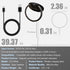 Wireless Charger with Fast Charging Capability,Compatible with iPhone and Samsung Galaxy S24, Google Pixel 8 | iPhone Charger Pad with Finger Ring...