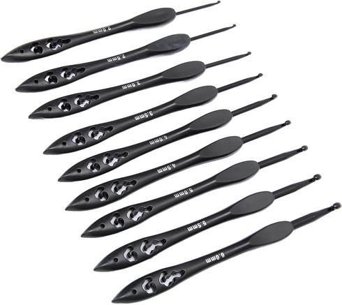 9pcs Circular Knitting Needles Interchangeable Circular Knitting Needle Tips Set,Interchangeable Knitting Needles Set for Beginners or Professiona...