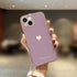 Teageo for iPhone 14 Case for Women Girl Cute Love Heart Luxury Electroplate Plating Soft Bling Back Cover Raised Full Camera Protection Bumper Si...