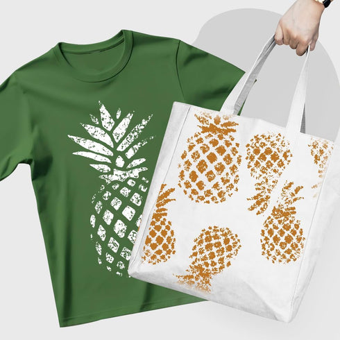 Pineapple Stencil Template - Ideal for Painting on Walls, Wood, and Crafts - 8.5 x 11 Inch DIY Arts and Crafts Projects - LIONX...