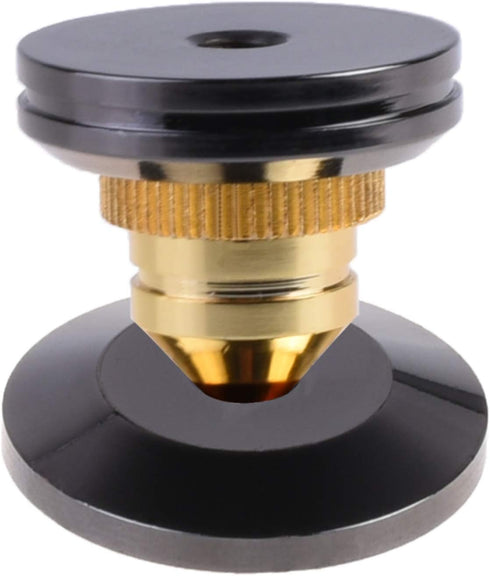 8 Pack of Black 24K Nickel Plated Speaker Spikes Pads Mats 5x25mm Isolation Stand Foot Cone Base...