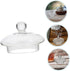 Teapot Lid Small Glass Lid Pot Lid Top Clear Lids Replacement Glass Teapot Caps Glass Tea Pot Lid Tea Steeper Lid Tea Kettle Lid Replacement Glass...