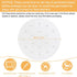 Air Fryer Parchment Paper, Set of 200, 6 Inch Round Air Fryer Liners/Air Fryer Perforated Parchment Paper for Air Fryer, Steaming Basket and More ...