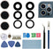 6pcs Back Rear Camera Lens Glass Replacement for iPhone 13 Pro and 13 Pro Max Camera Glass Lens with Pre-Installed Adhesive & Repair Tool Kit (Not...