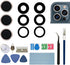 6pcs Back Rear Camera Lens Glass Replacement for iPhone 13 Pro and 13 Pro Max Camera Glass Lens with Pre-Installed Adhesive & Repair Tool Kit (Not...