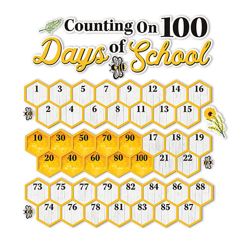 Eureka The Hive 100 Days Mini Bulletin Board Set...