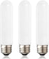 XININSUN T10 led bulb, Dimmable T10 frosted led light bulbs,8W Led tube bulbs, 60-75 Watt Equivalent,2700K Warm White,E26 Base Bulb for Desk Lamp,...