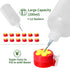 Handheld Hummingbird Feeder with Clips, 4 Pack Window Red Wild Bird Feeders with Cleaning Brush Bottle Funnel Set for Tree Branch Outdoors Hanging...