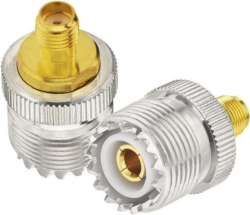 Superbat UHF to SMA Adapter, UHF Male/Fmale (PL259/SO239) to SMA Male/Female Connector RF Coax Coaxial Adapter Kit...