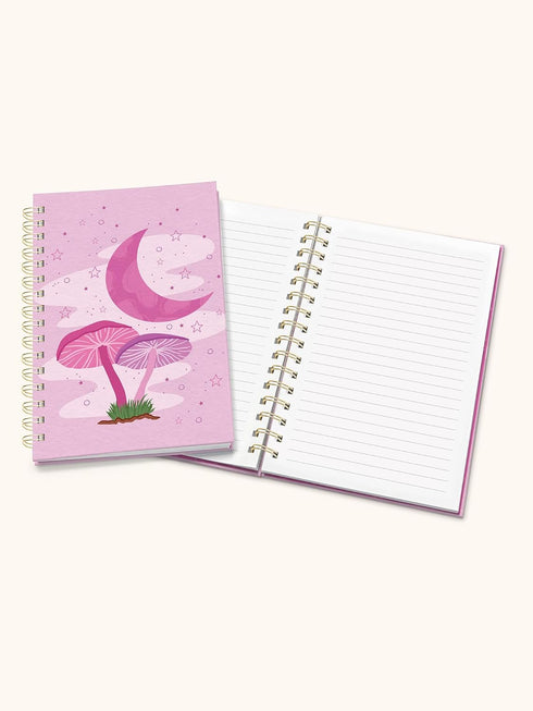 Studio Oh! Medium Spiral Notebook 5.75" x 8.75", Cute Cover Daily Planner, Hardcover Journal Notepad, 160 Page Lined Paper, 100 GSM Paper Weight, ...