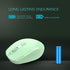 ONE-UP Wireless Mouse, 2.4G + Bluetooth, Rechargeable Battery, Silent, Portable, Smooth, USB Nano Receiver, for Laptop, Chromebook, PC, Mac, Windo...