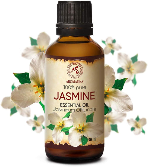 Jasmine Oleoresin Essential Oil 1.7 Fl Oz - Jasminum Officinale - Pure & Natural - Jasmine Essential Oil for Diffuser - Aromatherapy - Relaxation ...