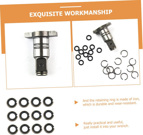 BESTonZON 12 Sets Wrench -ring Impact Wrench Socket Retainer 3/4 to 1/2 Impact Adapter Retainer Ring for Impact Wrench Electric Impact O-rings Ret...