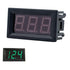 2PCS Green LED Digital Voltmeter Voltage Meter DC 5V to 30V Voltage Panel Meter for 6V 12V Electromobile Motorcycle Car...