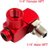 2Pcs Air Compressor Fittings,1/4 Inch NPT 360 Degree Swivel Air Hose Fittings for Pneumatic Tool...