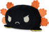 TeeTurtle - The Original Reversible Axolotl Plushie - Yellow + Black - Cute Sensory Fidget Stuffed Animals That Show Your Mood 4 inch...