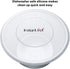 Instant Pot Silicone Lid, 8-In, 3-Qt Pot Lid, Reusable Silicone Lid for Bowl and Food Cover, Microwave Cover for Food, Transparent White...