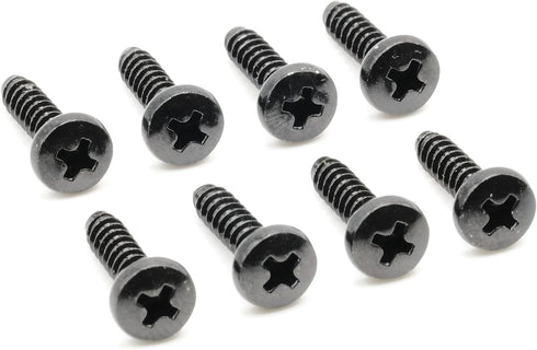 ReplacementScrews 1 Set of Metric Screws (Model RS-198354) Pan Head - Philips Drive - Black Plated (Pack of 8)...